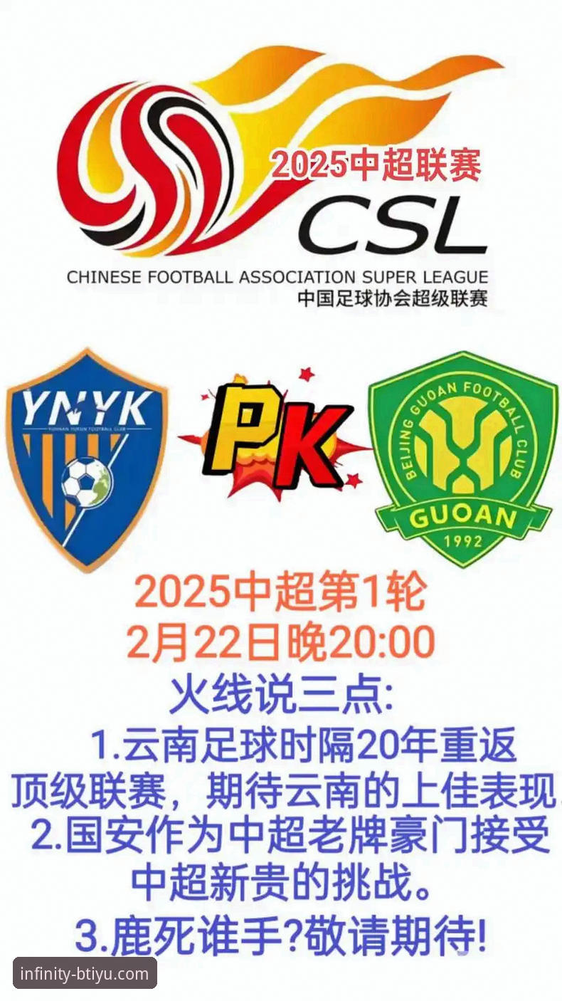 B体育高清直播 云南玉昆vs北京国安:三次落后三次扳平,谁是本轮中超最强心脏?
